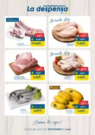 Folleto Supermercados La Despensa semana 36 Página 1: Chuletas Cordero Recental €20,99, Cinta de lomo de cerdo fresca €5,99