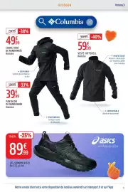 Catalogue Intersport page 11: Columbia coupe-vent de randonnée homme €49,99, Columbia veste softshell homme €59,99