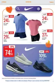 Catalogue Intersport page 9: Nike air winflo 12 adulte €74,99, Nike vomero 18 €109,99