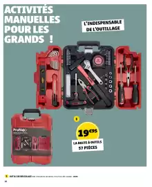 Catalogue GiFi page 18: ProFilex Boite à outils 57 pièces €19,95