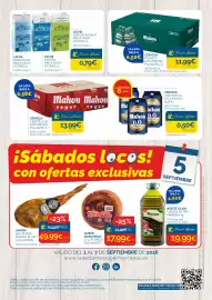 Folleto Cash Ecofamilia semana 36 Página 4: Mahou 5 Estrellas €13,99, Mahou cerveza tostada 0,0 €0,50