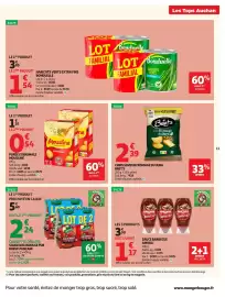 Catalogue Auchan page 11: Bret's Chips Saveur Fromage du Jura €2,39, AMORA Sauce barbecue €3,50