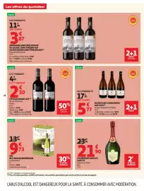 Catalogue Auchan page 18: Jacques Depagneux Prestige Bourgogne Chardonnay €5,77, Charles LAFITTE Champagne €21,90