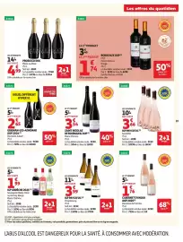 Catalogue Auchan page 19: Pierre Chanau Bordeaux AOP €5,23, PROSECCO DOC €4,99