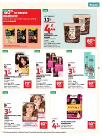 Catalogue Auchan page 29: Palette COLORATION €4,40, GARNIER COLORATION BELLE COLOR €7,79