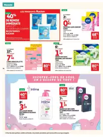 Catalogue Auchan page 35: Gillette Lames Venus €7,46, VANIA PROTÈGES-SLIPS CONFORT €0,82