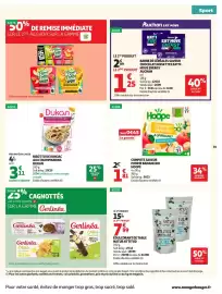 Catalogue Auchan page 41: HOOPE COMPOTE SAVEUR POMME BANANE BIO €1,81, Dukan Risotto de konjac aux champignons €3,11