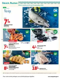 Catalogue Auchan page 48: GAMBAS ENTIÈRES CUITES RÉFRIGÉRÉES €1,50, MOULES DE HOLLANDE €4,99