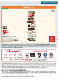 Catalogue Auchan page 57: INEXTENSO SNEAKER BÉBÉ, ENFANT OU ADULTE €9,99
