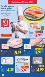 Catálogo Lidl semana 37 Página 10: Gallineta filetes €5,68, Filetes de dorada €5,99