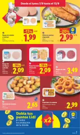Catálogo Lidl semana 37 Página 11: Buñuelos de bacalao €2,65, Caprichos a la romana €2,99