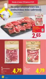 Catálogo Lidl semana 37 Página 16: Paleta de cebo ibérica €4,79, Jamón de cebo ibérico 50% €4,79