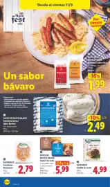 Catálogo Lidl semana 37 Página 36: Alpenfest codillo de cerdo €4,99, Taste of Deutschland Asado con salsa €5,99