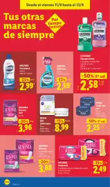 Catálogo Lidl semana 37 Página 48: Neutrex Oxy blanco €2,99, Ausonia compresas €2,49
