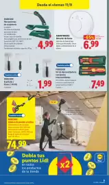 Catálogo Lidl semana 37 Página 15: Parkside set de destornilladores con puntas intercambiables €7,49