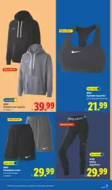 Catálogo Lidl semana 37 Página 5: Nike mallas deportivas €29,99, Nike pantalones cortos €29,99