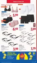 Catálogo Lidl semana 37 Página 7: Esmara gafas de lectura €1,79, Esmara gafas de lectura con led €3,99