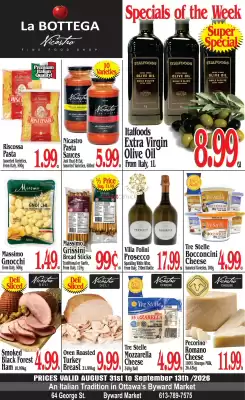 La Bottega Nicastro (valid until 13-09)
