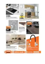 OBI leták Strana 19: Deftrans kuchyně gold zlatý dub/bílá 180 cm €3.999,00
