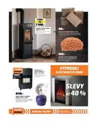 OBI leták Strana 6: Thorma krbová kamna Bozen AT €7.199,00, Foster kamna na pb 759011-lq-h002 €1.529,15