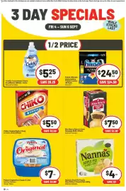 IGA catalogue Page 2: Mrs Mac's Pies or Giant Sausage Rolls €7,50, Chiko Original Rolls €5,50