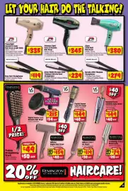 JB Hi-Fi catalogue Page 11: Alyon 2250 Watt Hair Dryer €380,00, Silver Bullet Keratin 230c Titanium Straightener €279,00