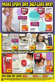 JB Hi-Fi catalogue Page 12: LED Multi-Function Hair Comb €174,00, Luna 4 Body Brush (Lavender) €149,00