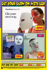 JB Hi-Fi catalogue Page 2: Nanoleaf LED Light Therapy Face Mask €249,00, TheraFace Mask Glo €499,00