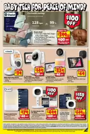 JB Hi-Fi catalogue Page 23: Onanit Sound & Light Machine €179,00, V-Go In-Car Baby 2.8" Monitor €69,00