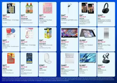 Costco catalogue Page 2: Hisense 483L French Door Fridge €949,99, Sony Bravia 3 II 65" TV €1.399,99
