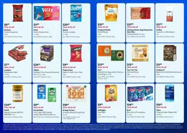 Costco catalogue Page 4: Bref Blue Active Eucalyptus €16,99, Chux Original Super Wipes Roll €15,99