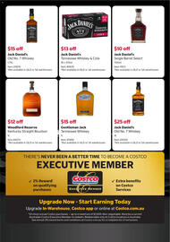 Costco catalogue Page 2: Jack Daniel's Tennessee Whiskey & Cola €13,00