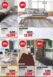 Diego akciós újság Oldal 7: Craft szőnyeg €20.799,00, Liona szőnyeg €13.599,00