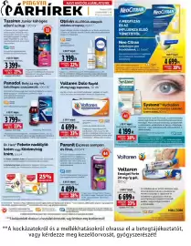 Pingvin Patika akciós újság Oldal 11: Voltaren Dolo Rapid €4.699,00, Tussirex junior kohogas elleni szirup €3.399,00