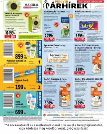 Pingvin Patika akciós újság Oldal 4: Ambrosolv Tuss Max szirup €2.799,00, Fogkefe Oral-B €199,00