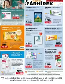 Pingvin Patika akciós újság Oldal 6: Dassergo €2.299,00, Dr. Chen C-vitamin €3.499,00