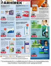 Pingvin Patika akciós újság Oldal 7: Bioextra laktáz enzim €3.499,00, No spa forte neo €5.799,00