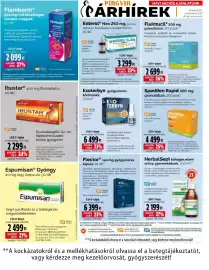 Pingvin Patika akciós újság Oldal 8: Enterol neo €3.299,00, Exoterbyn gyógyszeres körömlakk €6.499,00