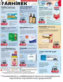 Pingvin Patika akciós újság Oldal 9: Imodium instant €1.899,00, Octeangin €2.699,00