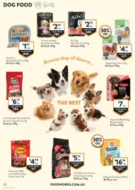 Foodworks catalogue week 36 Page 32: Vitapet Dog Treats €4,20, Pedigree Dentastix €16,50