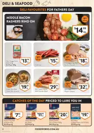 Foodworks catalogue week 36 Page 8: Champagne Leg Ham €18,99, KRC Salami Hot or Mild Varieties Sliced €29,99