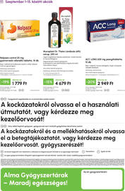 Alma Gyógyszertárak akciós újság Oldal 20