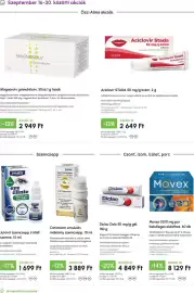 Alma Gyógyszertárak akciós újság Oldal 14: Cationorm emulziós műkönny szemcsepp €3.889,00, Magnosolv granulátum €2.949,00