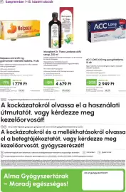 Alma Gyógyszertárak akciós újság Oldal 20