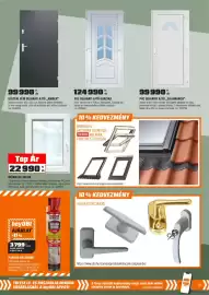 OBI akciós újság Oldal 19: Amber kültéri fém bejárati ajtó €99.990,00, Pvc bejáratí ajtó korzika €124.990,00