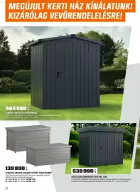 OBI akciós újság Oldal 38: Ecostar fém kerti eszköztároló €464.990,00