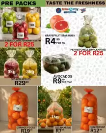 Take 'n Pay catalogue Page 13: 3KG RED APPLES €29,99, Orange Pocket €19,99