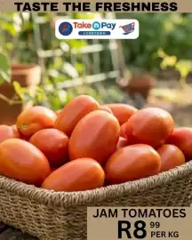 Take 'n Pay catalogue Page 17: Jam Tomatoes €8,99