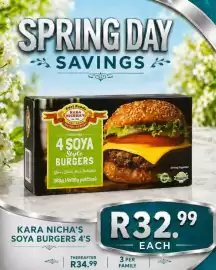 Take 'n Pay catalogue Page 5: Kara Nicha's Soya Burgers €32,99