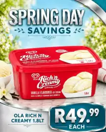 Take 'n Pay catalogue Page 7: OLA Rich'n Creamy €49,99